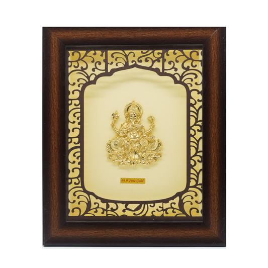 22KT Gold Plated Ganeshji Frame