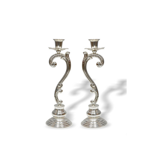 German silver candle stand