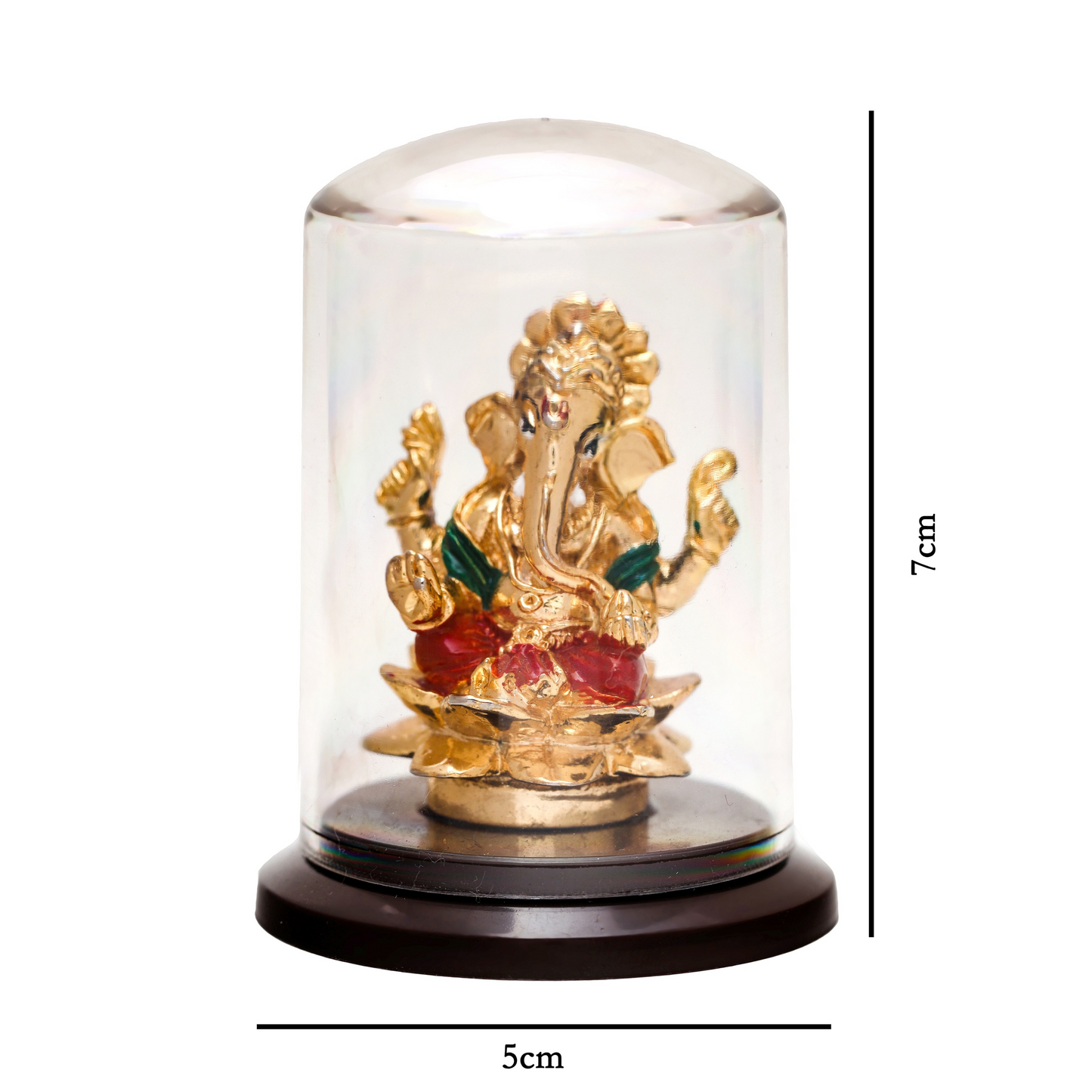 Gold Plated Ganesh Idol