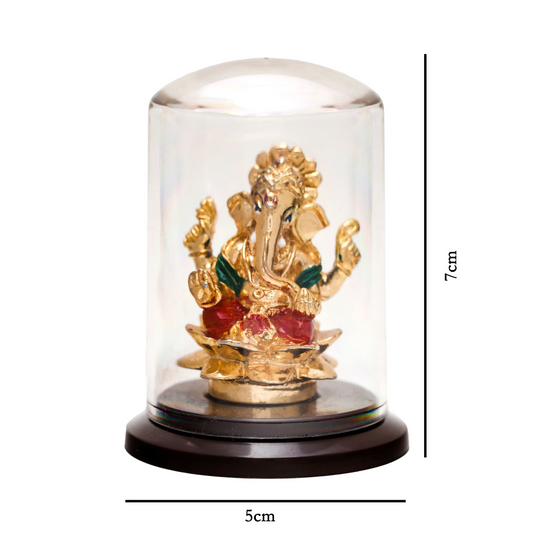 Gold Plated Ganesh Idol