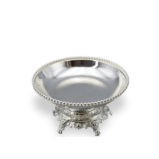 German silver bowl with stand