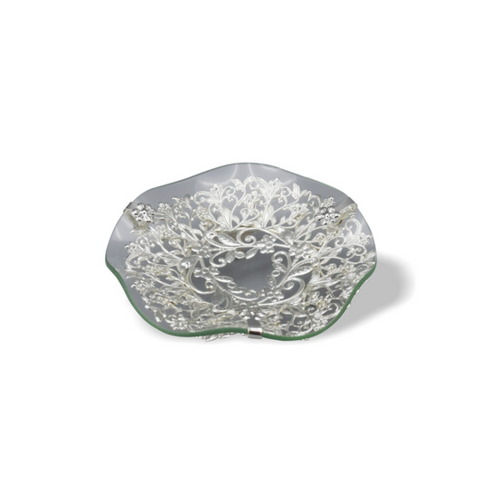German silver small tray
