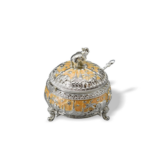 Elephant candy pot peach