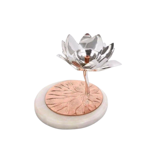 Rose Quartz Candle Stand
