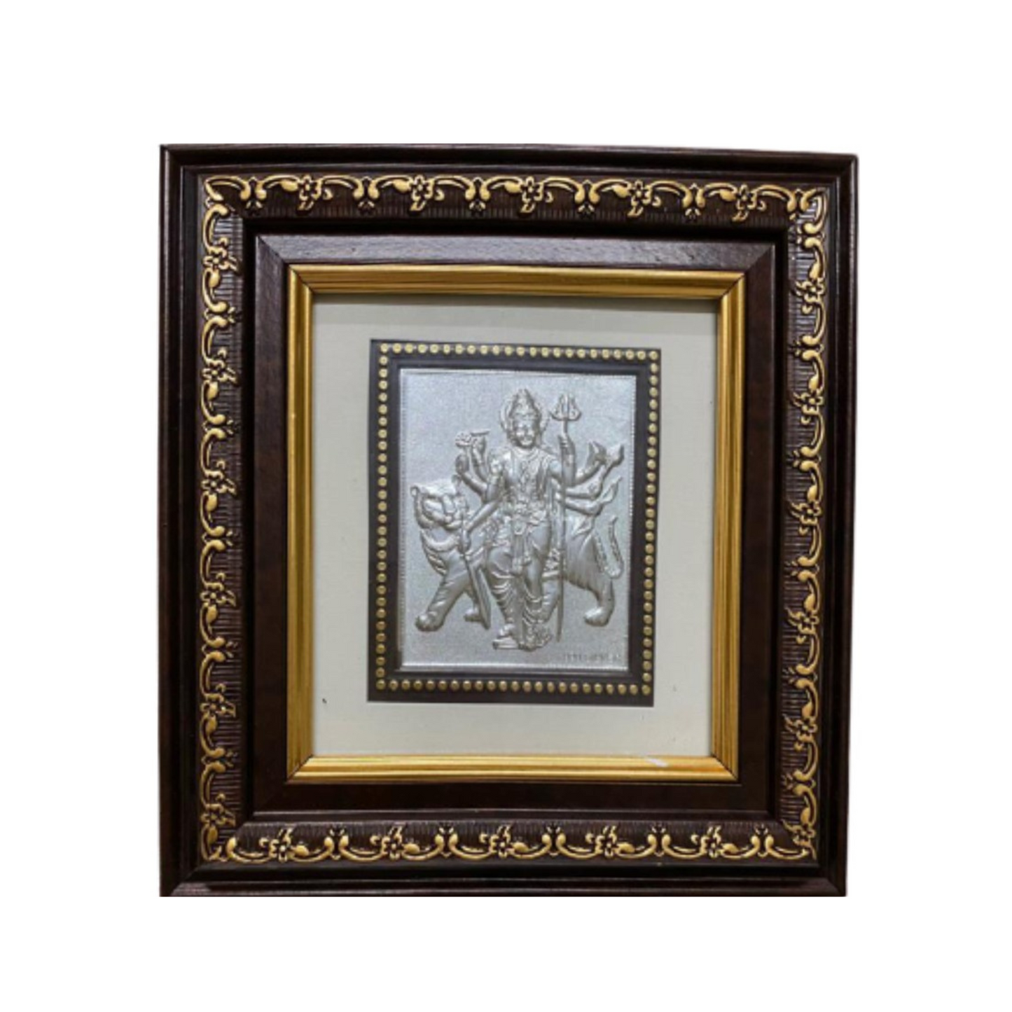 999 Silver Maa Durga Frame
