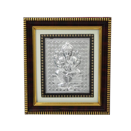 999 Silver Ganeshji Frame