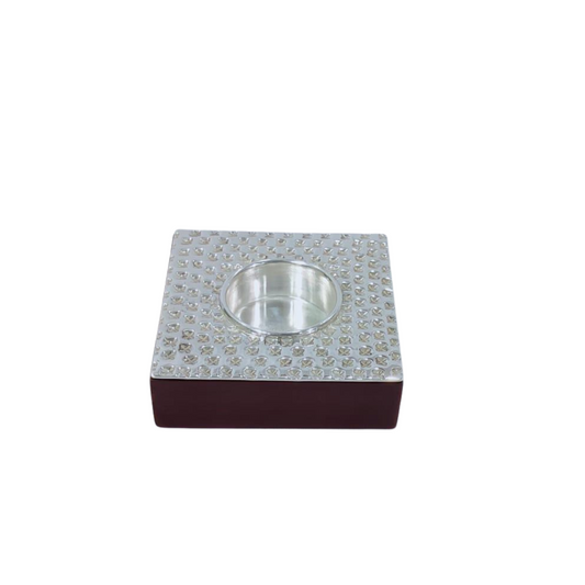 Silver Plated Candle Stand