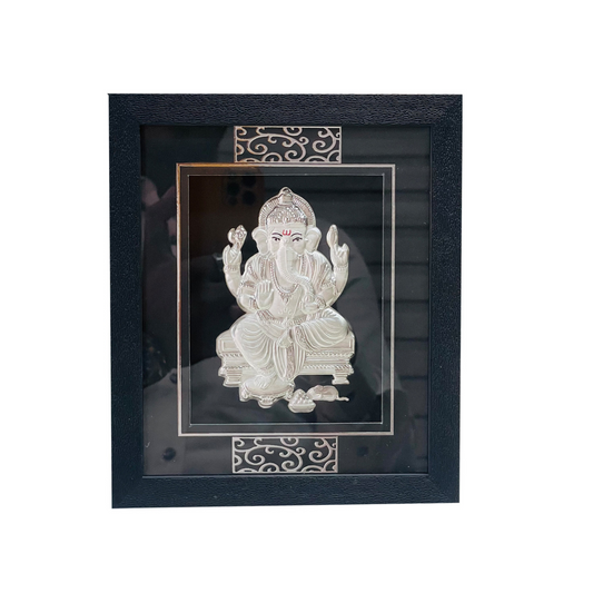 999 Silver Ganeshji Frame