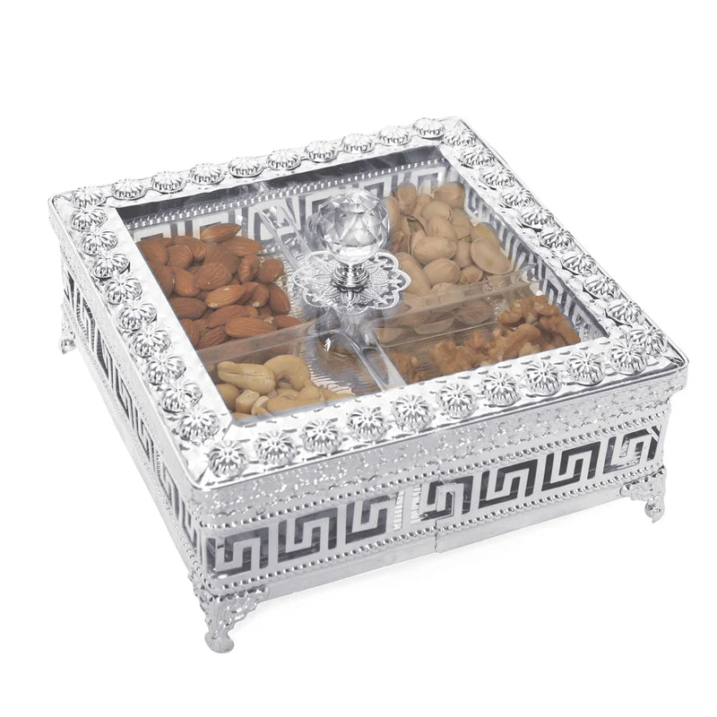 Square Dry Fruit and Mukhvas Box
