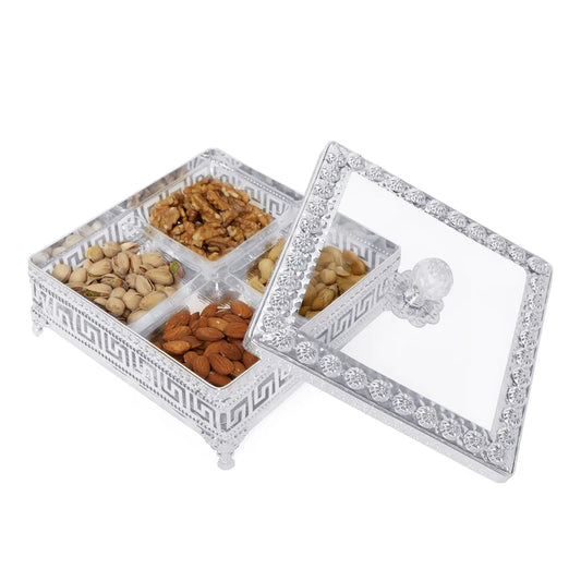 Square Dry Fruit and Mukhvas Box