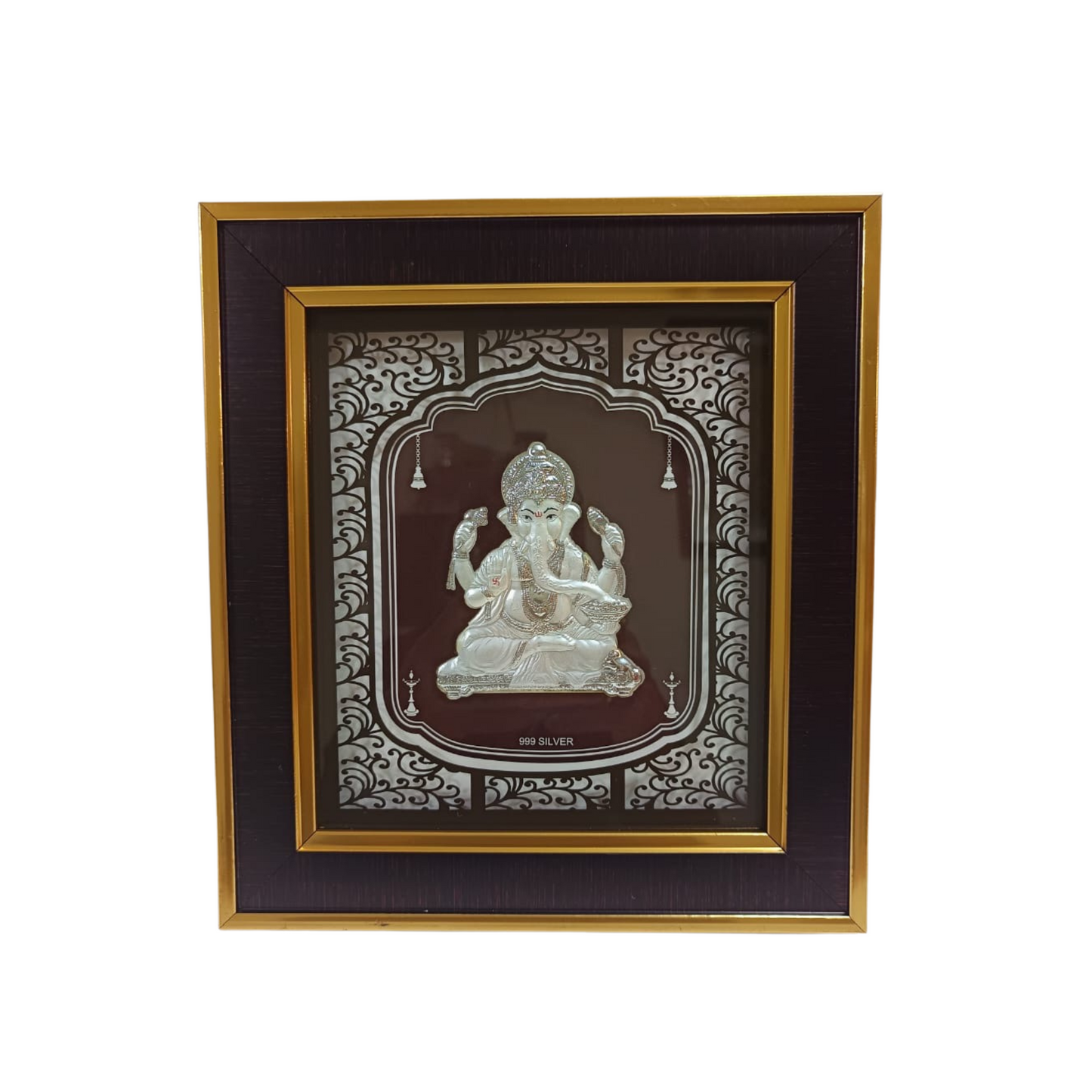 999 Silver Ganesha Frame