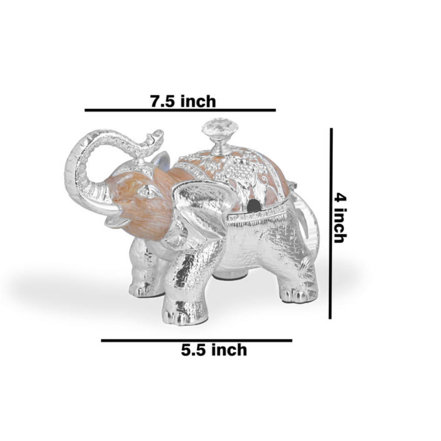 Enamel Elephant Candy (Peach)