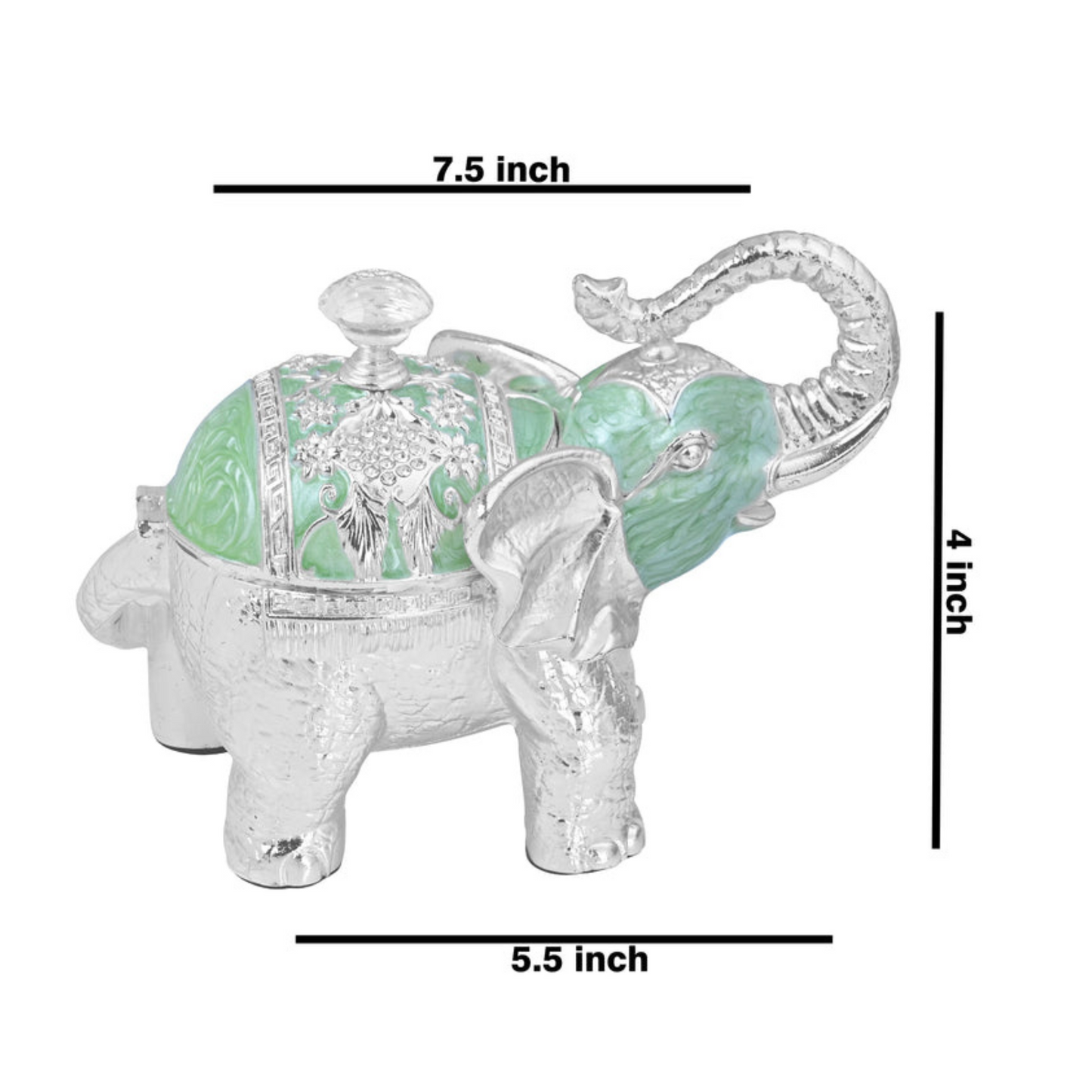 Enamel Elephant Candy (Green)