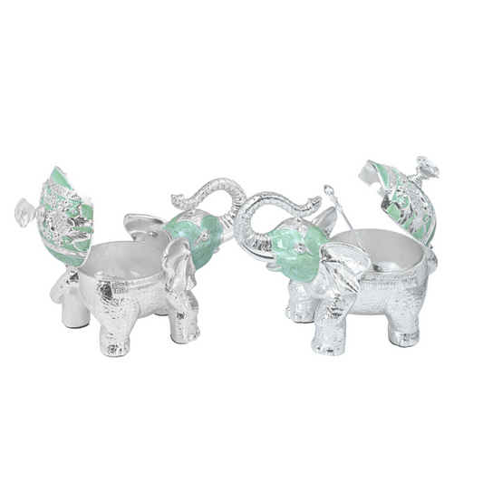 Enamel Elephant Candy (Green)