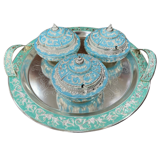 Enamel Candy Set  (Blue)