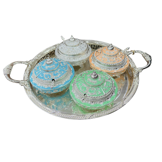 Enamel Candy Set of 4