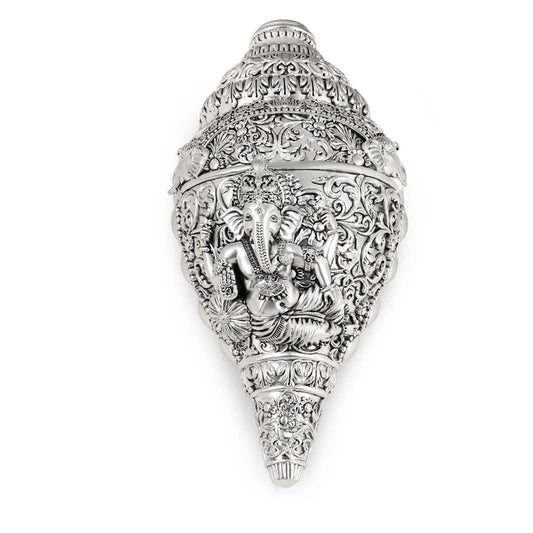 Ganesh Shankh- Silver