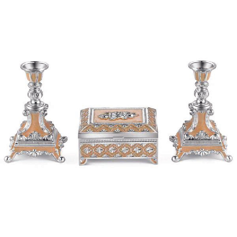 Enamel jewellery and candle stand gifting set