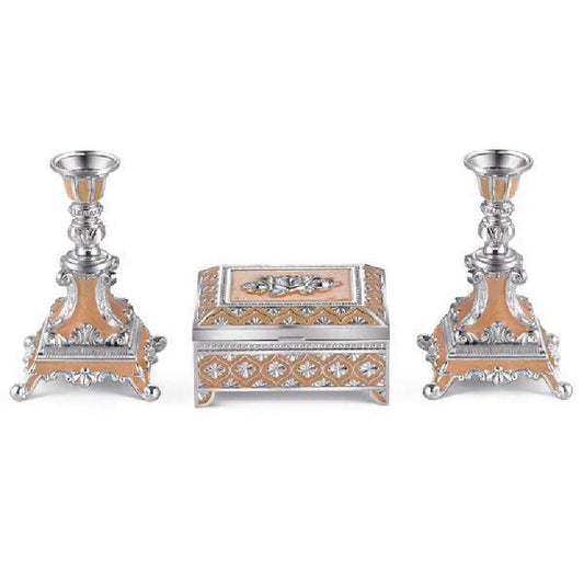 Enamel jewellery and candle stand gifting set