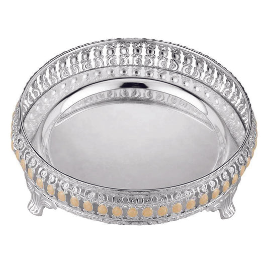 Enamel round tray(peach)