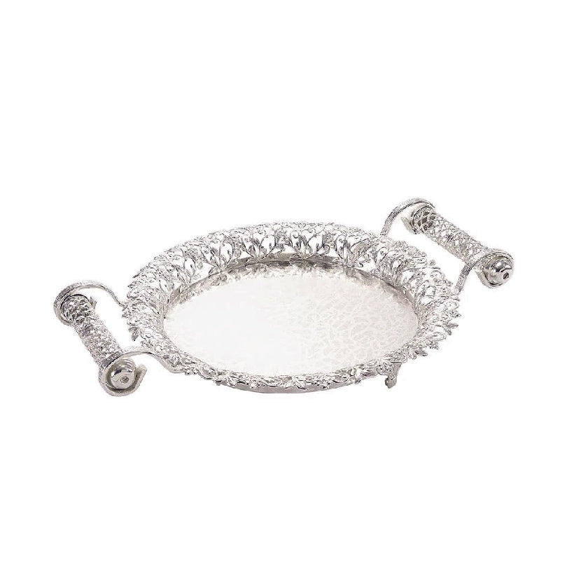 Round handle tray