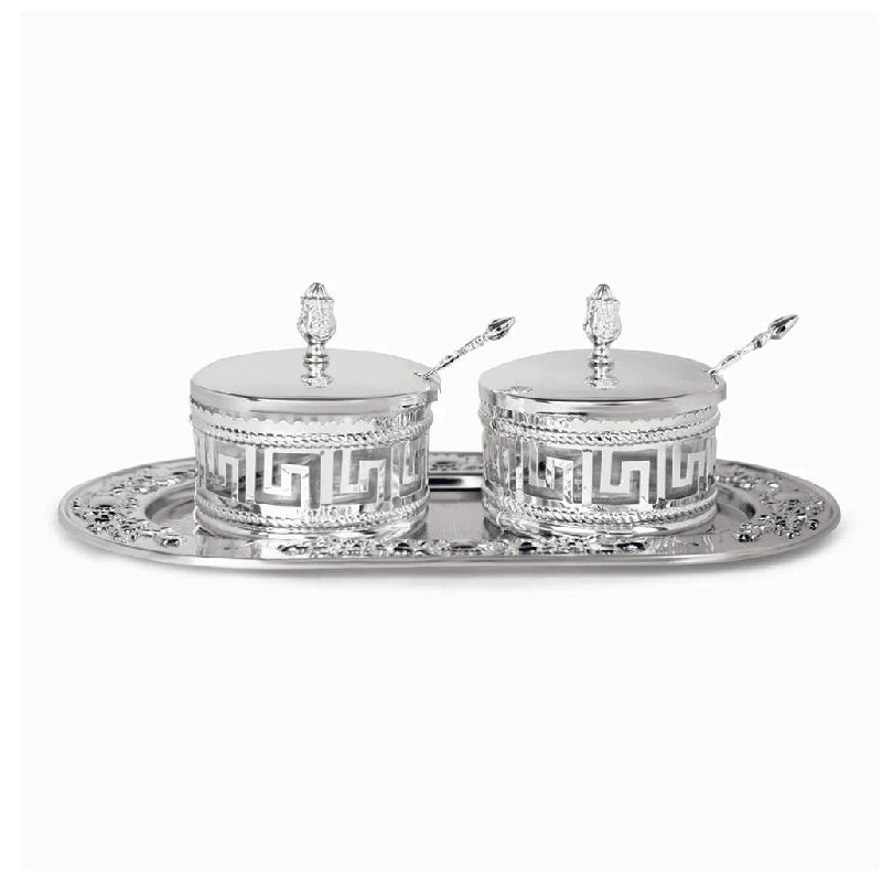 Silver Plated Dry Fruit and Mukhvas Set