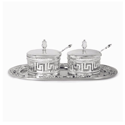 Silver Plated Dry Fruit and Mukhvas Set