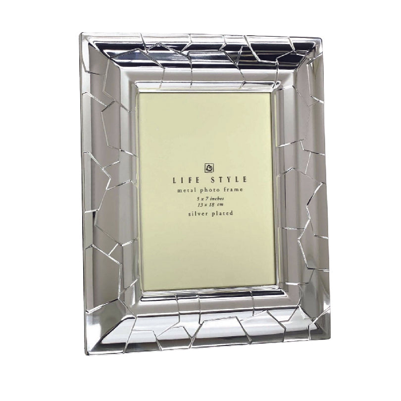 Silver plated photo frame