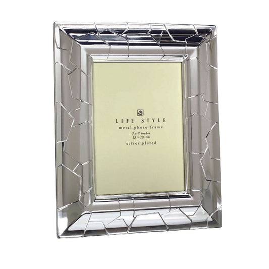 Silver plated photo frame