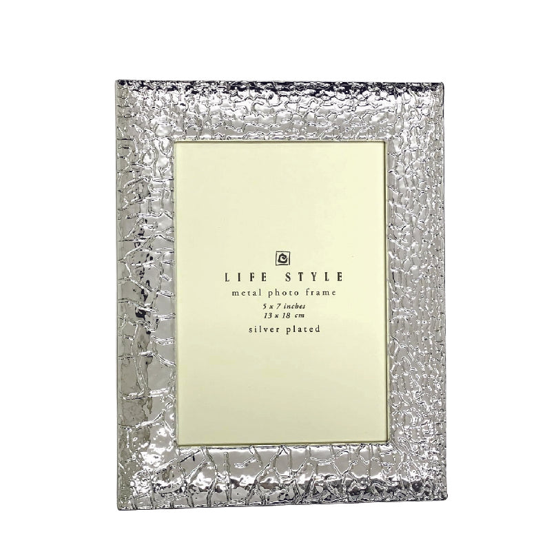 Silver plated photo frame