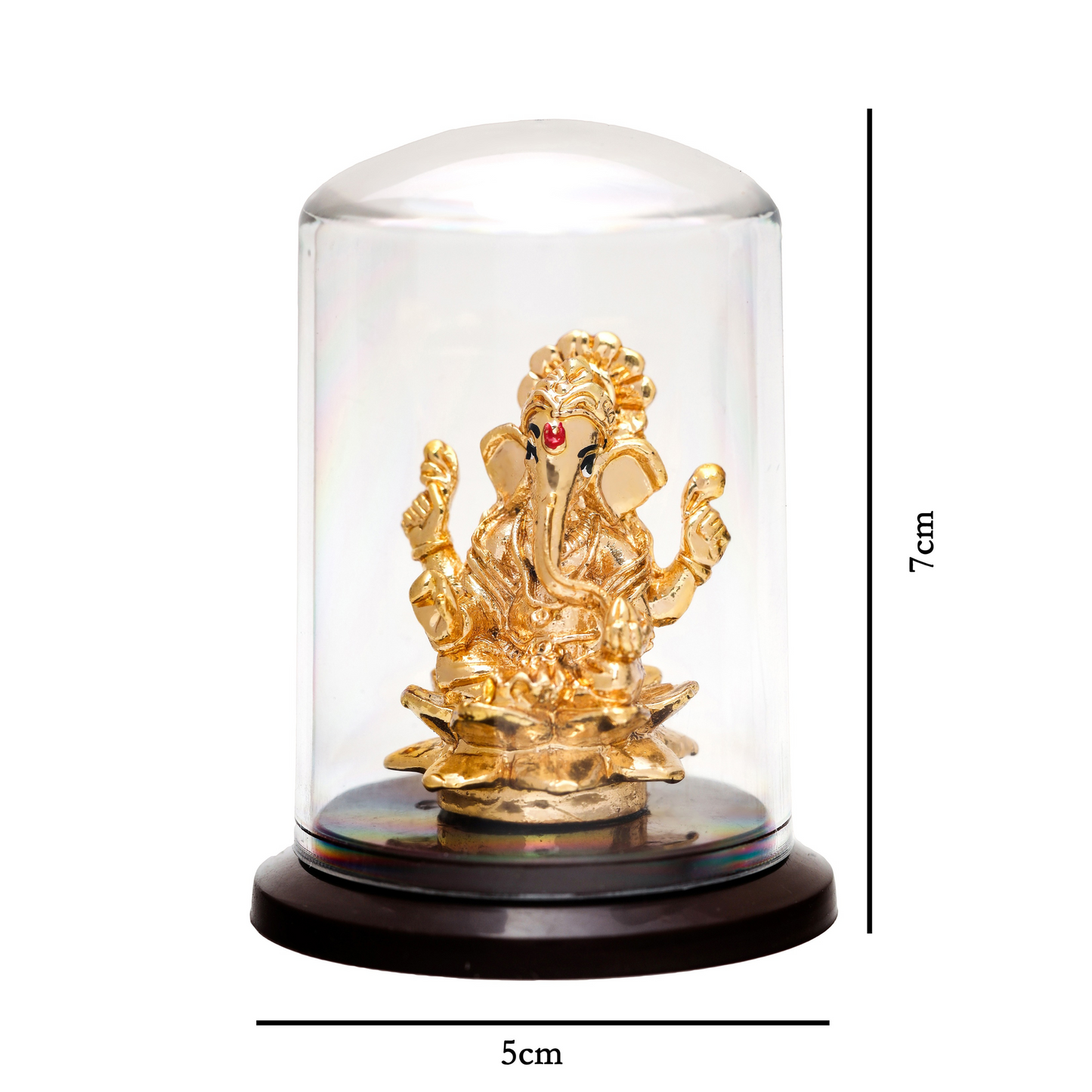 Gold Plated Ganesh Idol