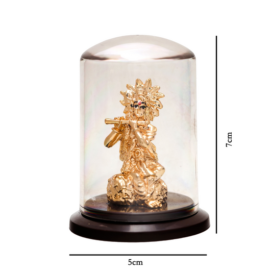 Gold Krishna Idol
