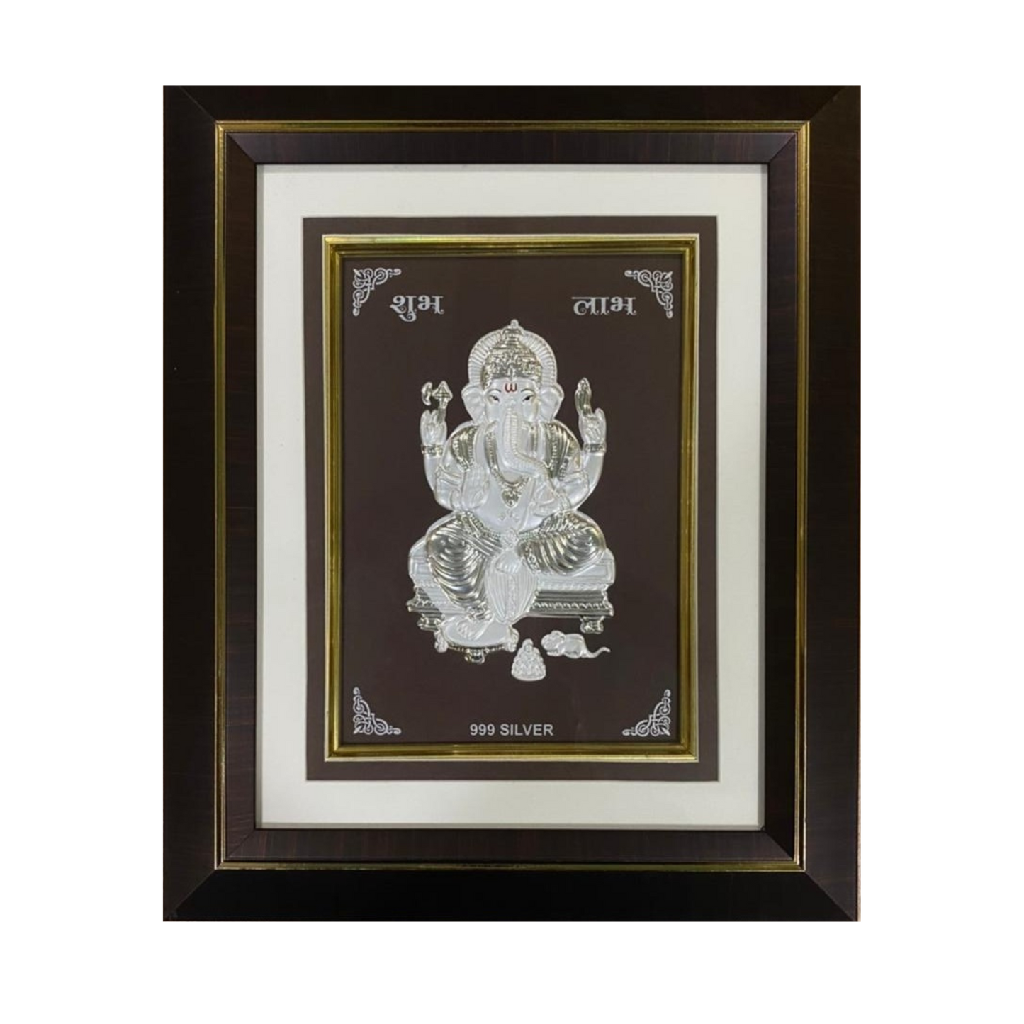 999 Silver Ganeshji Frame