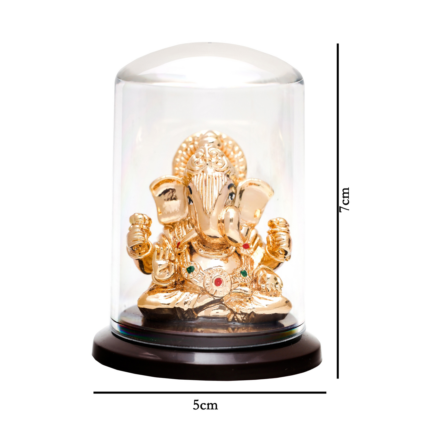 Gold Plated Ganesh Idol