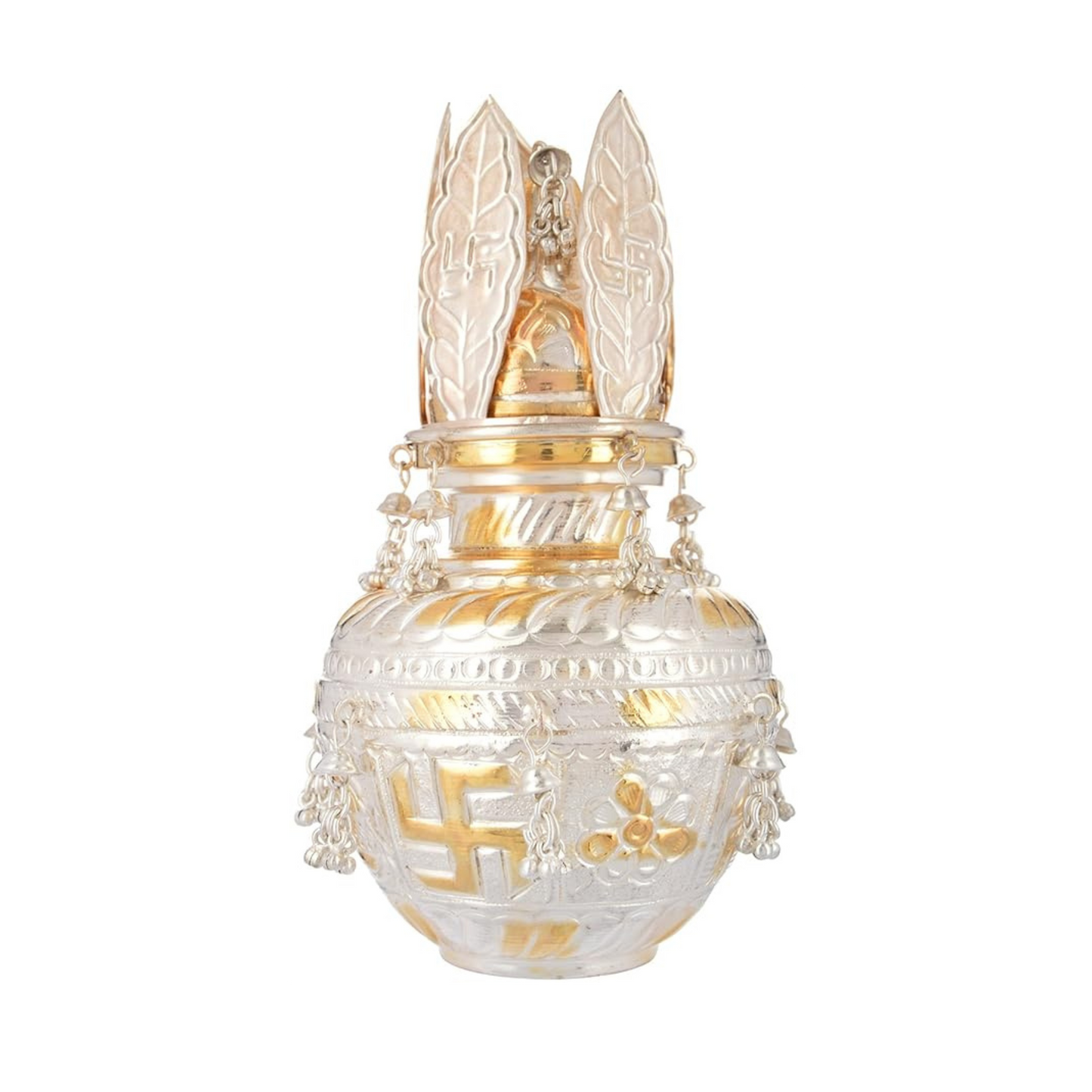 Silver and Golden Plated Kalash