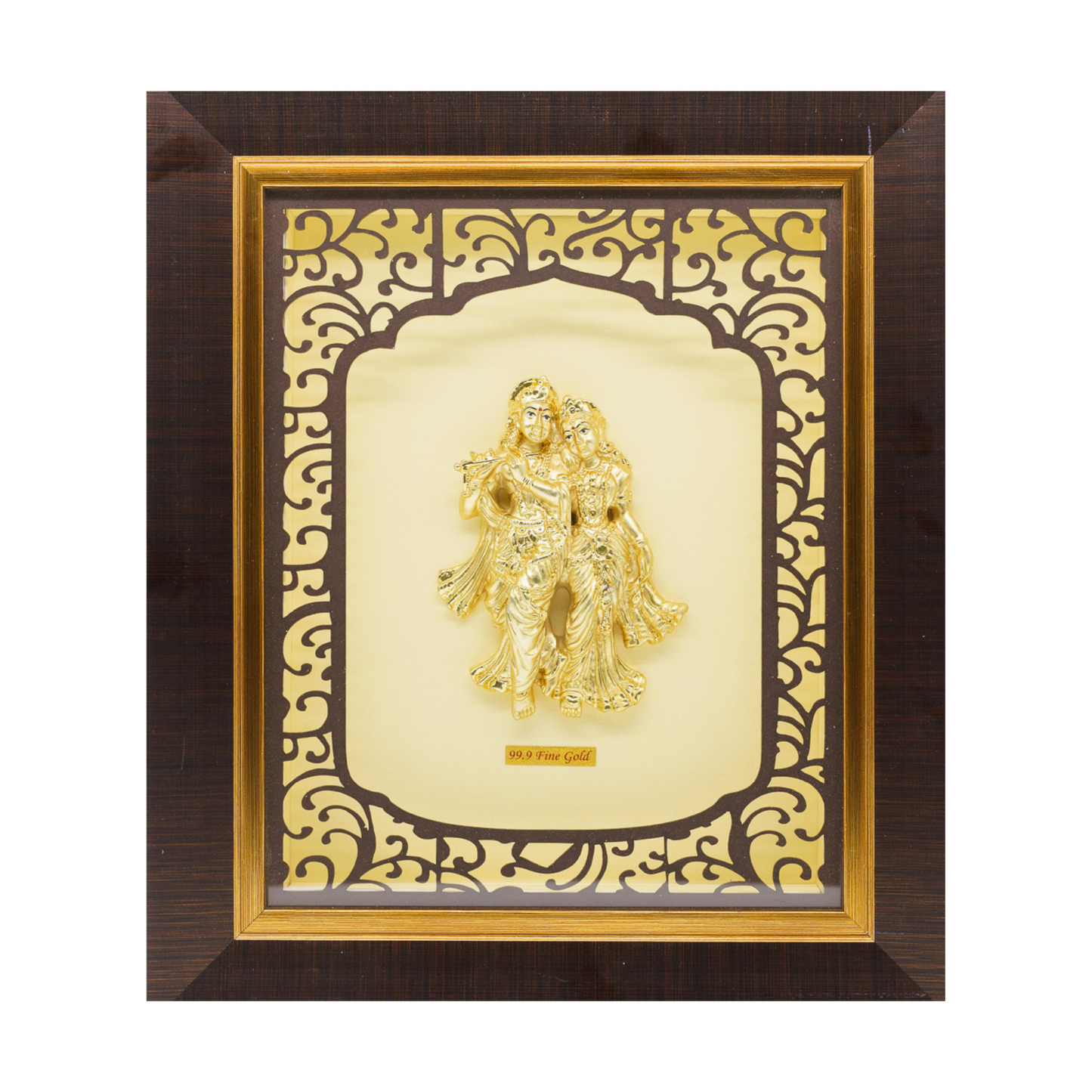 22KT Gold Plated RadhaKrishna Frame