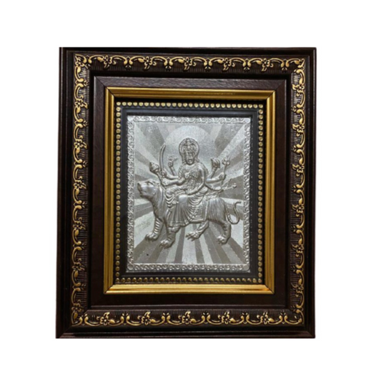 999 Silver Maa Durga Frame