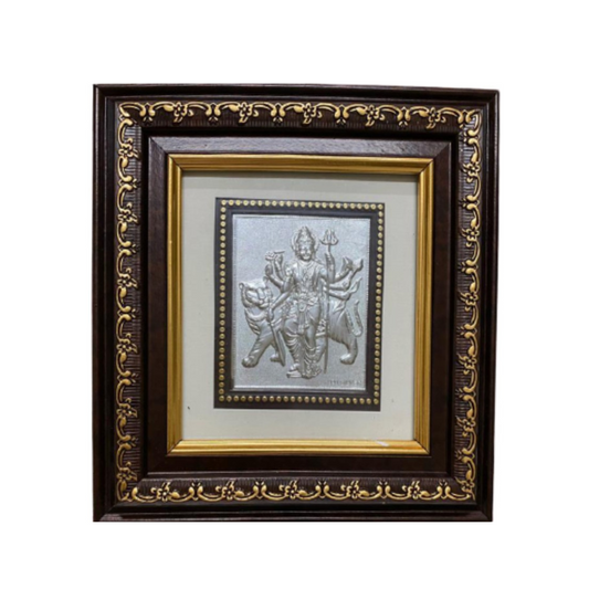 999 Silver Maa Durga Frame