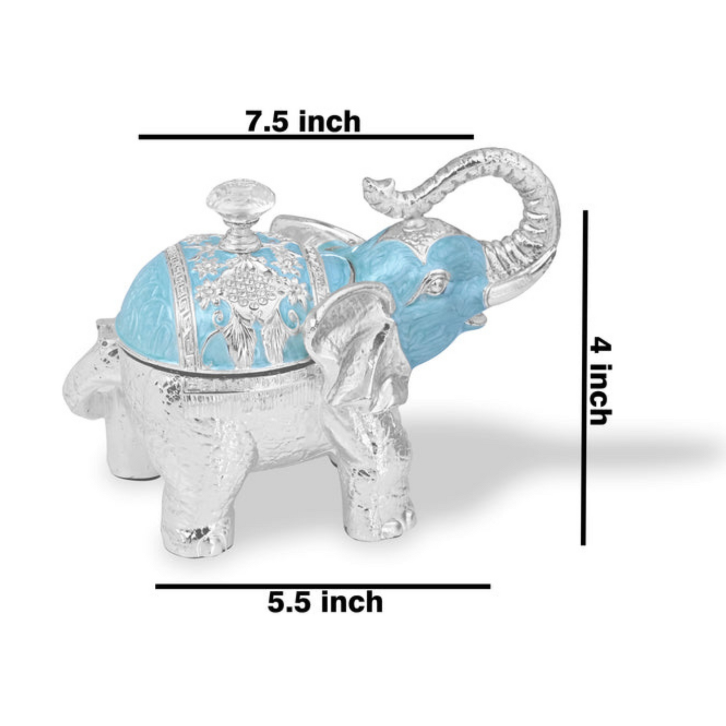 Enamel Elephant Candy (Blue)