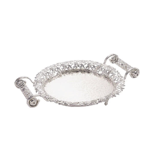 Round handle tray
