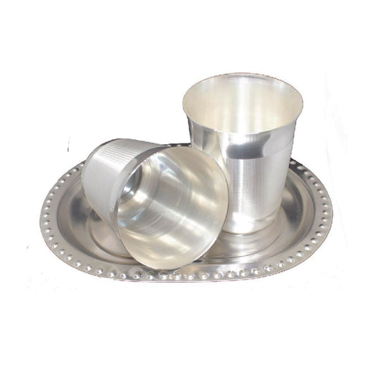 Silver Plated Glass Set
