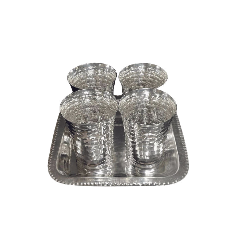 German Silver Glass Set