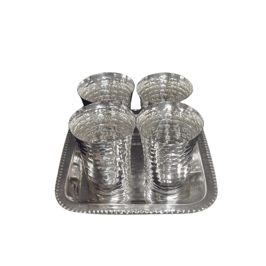 German Silver Glass Set